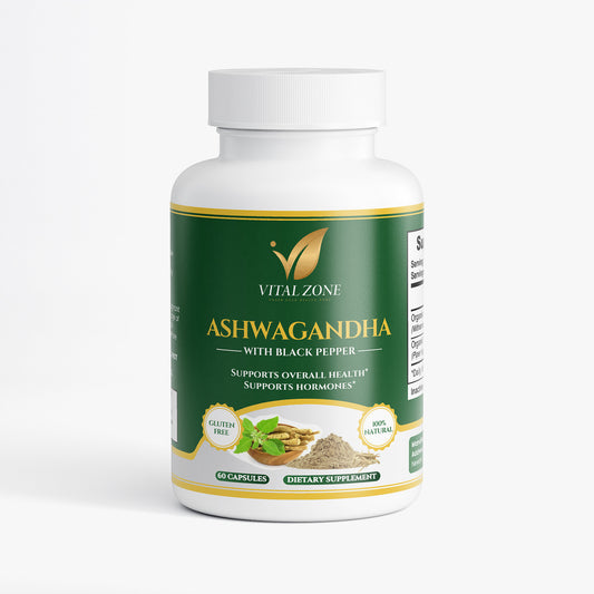 Vital Zone | Ashwagandha + Brain & Stress Support