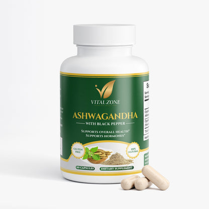 Vital Zone | Ashwagandha + Brain & Stress Support
