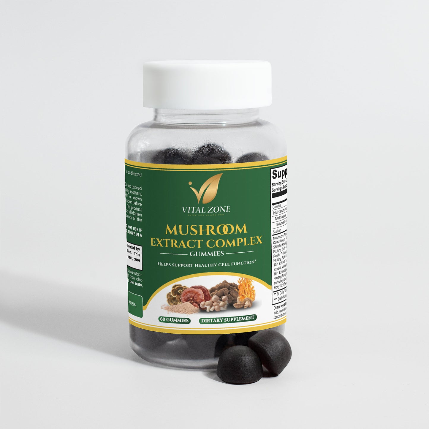 Vital Zone | Mushroom Extract + Energy & Immune Complex