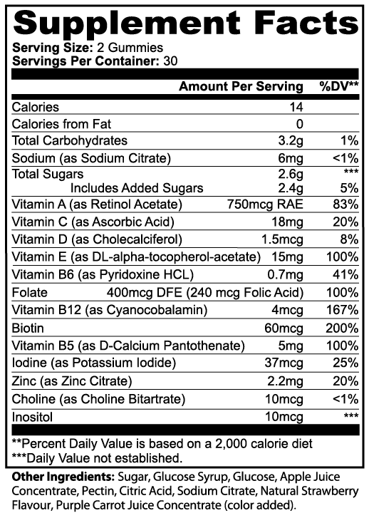 Vital Zone | Adult Daily Multivitamin Gummies